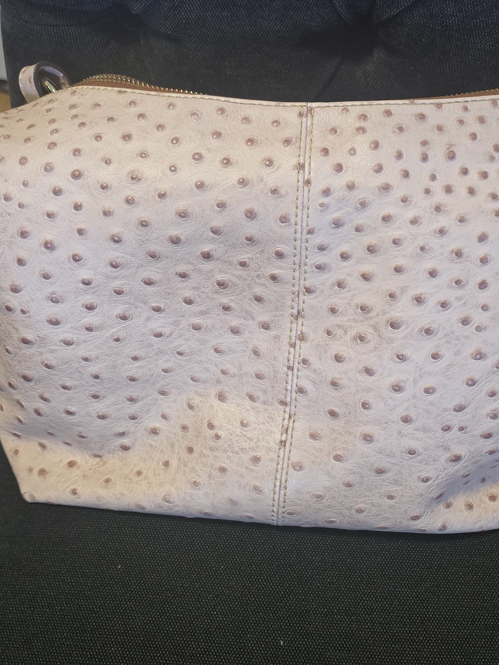 Dooney & Bourke Pink Ostrich Shoulder Bag - Picture 14 of 15